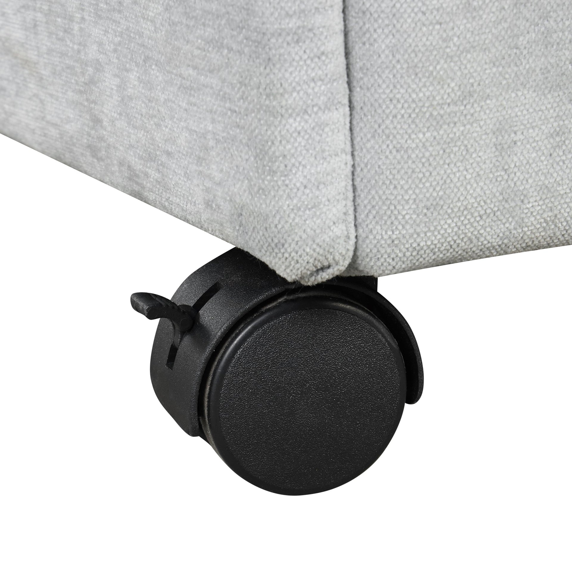 121.2' Versatile Sofa Bed Modular Sofa Free-combined Sofa with Two Storage Racks, Gray