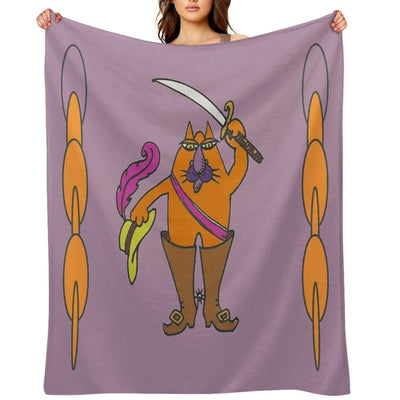 Puss in Boots Throw Blanket