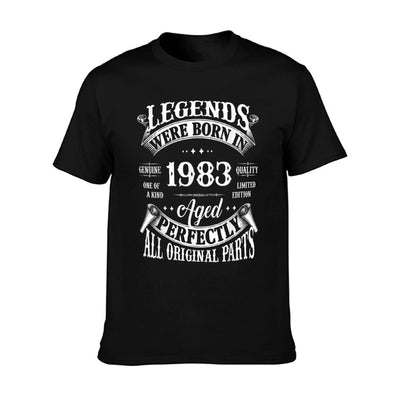 42nd Birthday Vintage Legends Born In 1983 42 Years Old T-Shirt