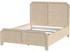 Bar Harbor Queen Raffia Panel Bed in Natural