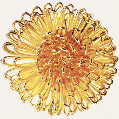 Gold Floral Napkin Rings – Floral Grace