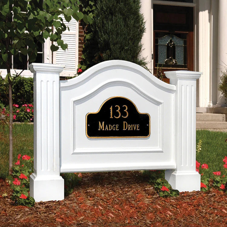 Nantucket Address Sign - 7in x 40in x 31.5in