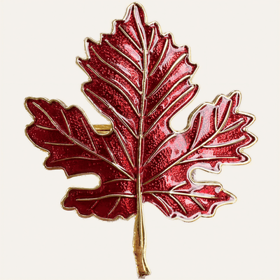 Gold Maple Leaf Napkin Rings – Golden Ember