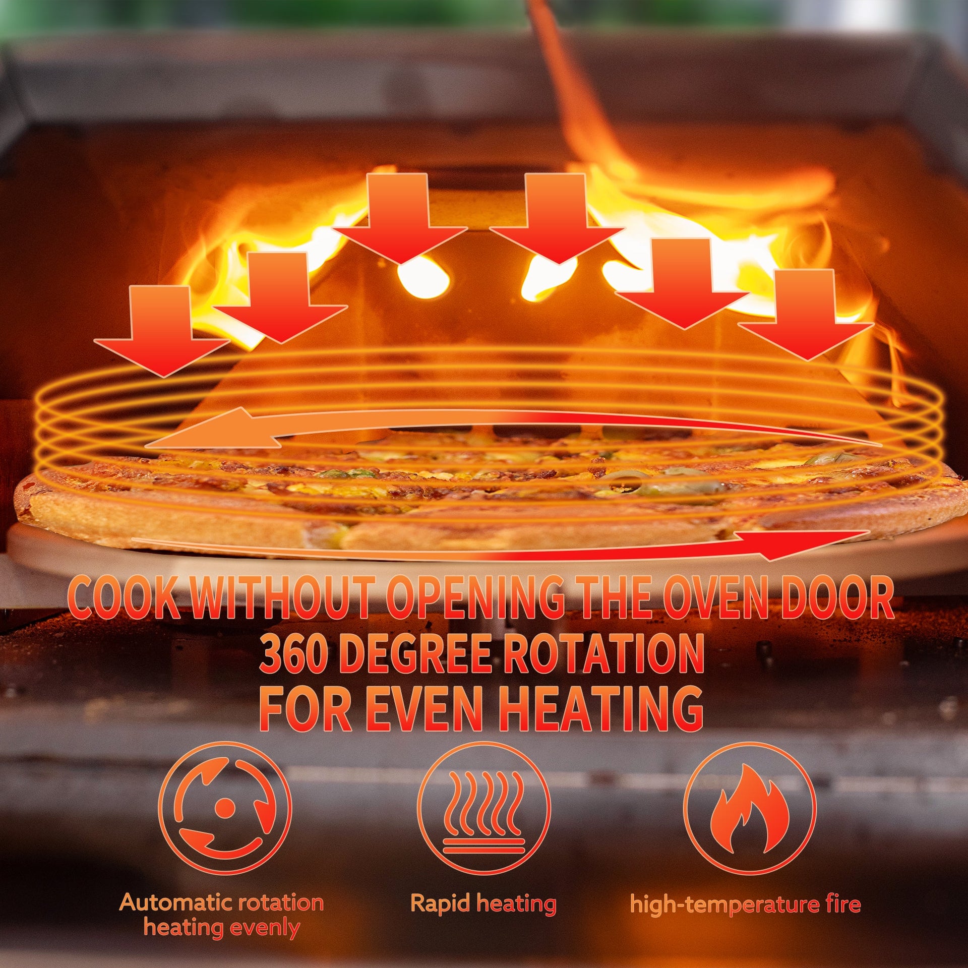 Stainless Steel Pizza Oven Outdoor 12