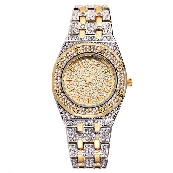 MISSFOX 2528 Silver Women's Watch Casual Dress Ladies Watch Fashion Waterproof Steel Quartz Wrist Watches For Women Valentines Gift