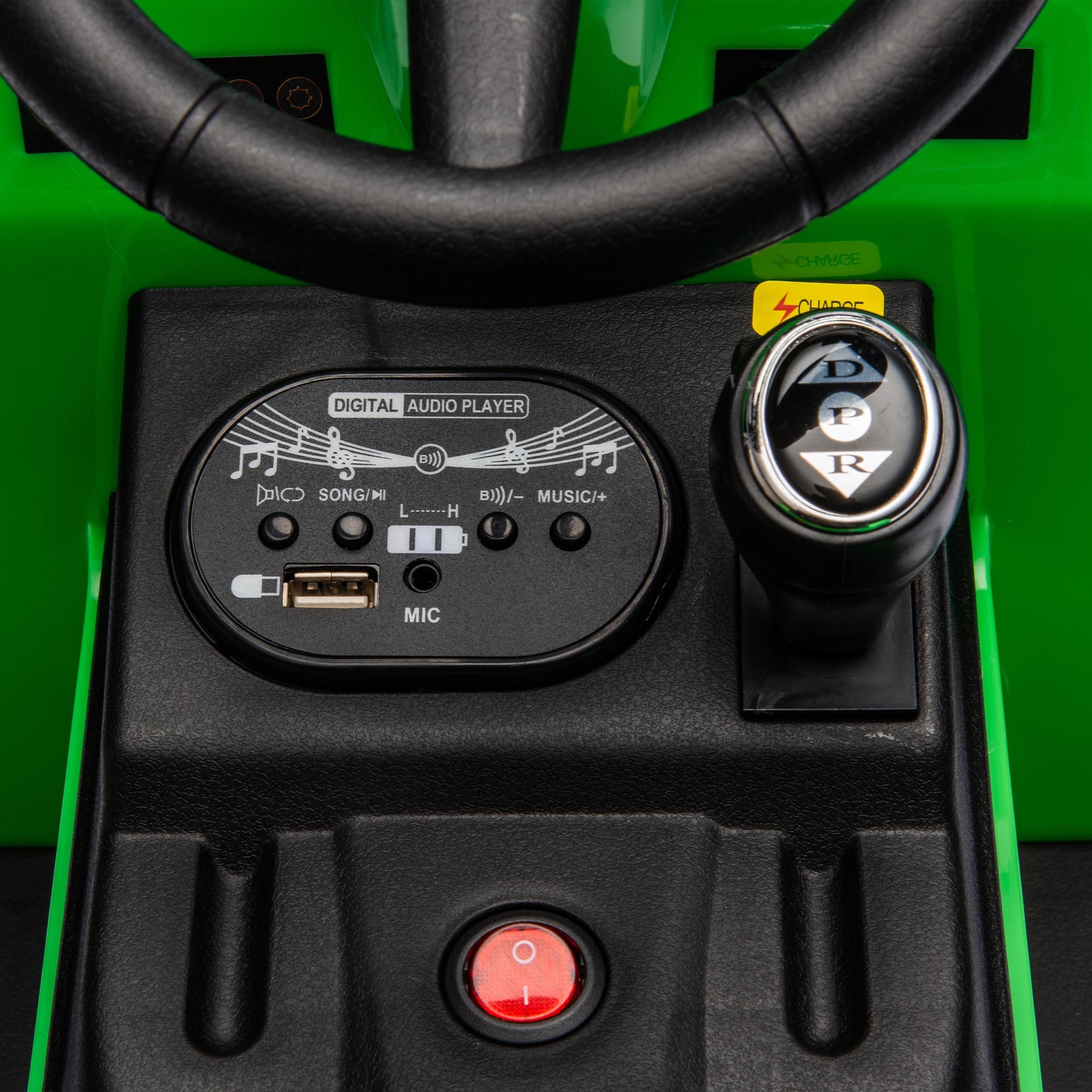 12V children ride the electric tractor