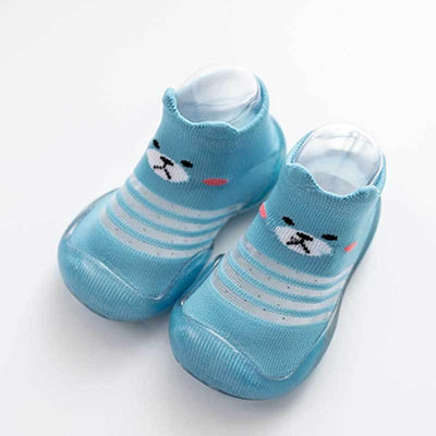 Children Anti-slip Shoes Newborn Baby Girl Cotton Non-slip Floor Socks Baby Boy Rubber Cartoon Indoor Socks Infant Shoes