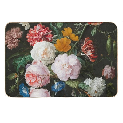 Dutch Golden Age Floral Painting Bath Mat