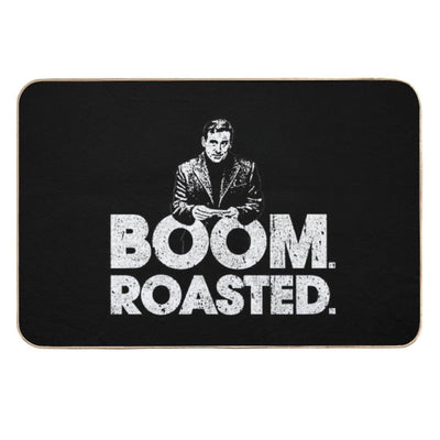 Boom. Roasted. - Michael Scott Easy Maintenance Bath Mat