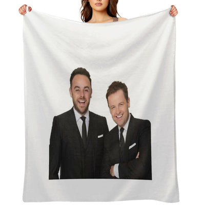 Ant And Dec Throw Blanket