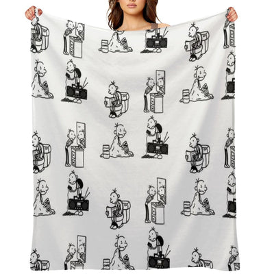Wimpy Kid 4 States of Greg Heffley Durable Throw Blanket