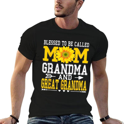 Blessed To Be Called Mom Grandma Great Grandma Mother's Day Stretchy T-Shirt
