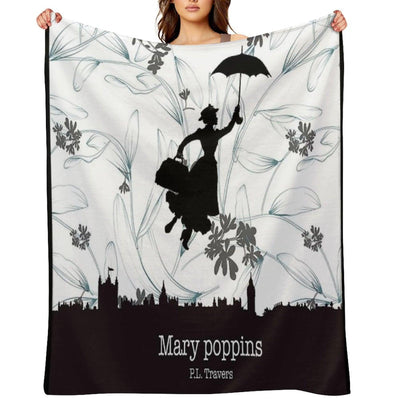 Mary Poppins Throw Blanket