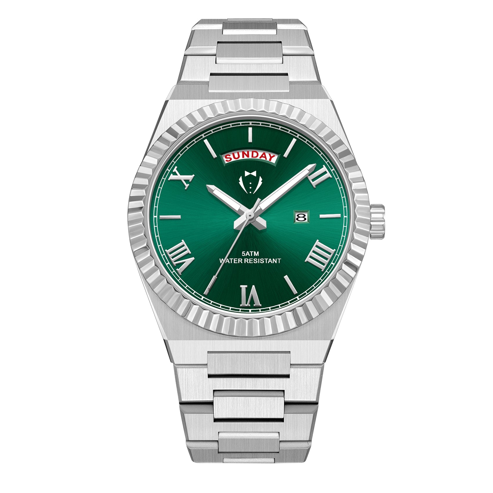 BLACK TIE MENS DIAMOND CUT WATCH