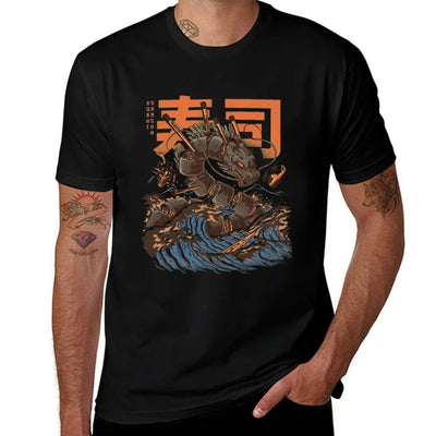 Great Sushi Dragon Easy-care T-Shirt
