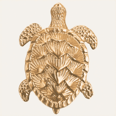 Gold Turtle Napkin Rings – Golden Shell