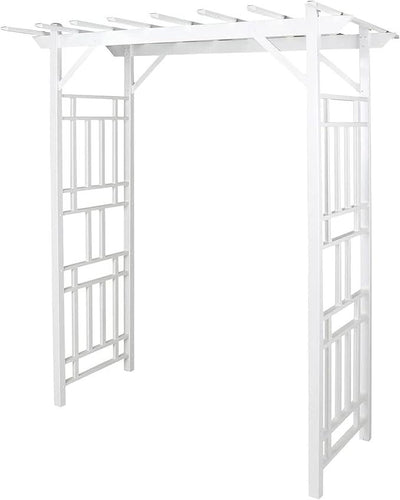 Dura-Trel Outdoor Garden Arch, Wellington Arbor Trellis for Climbing Plants, 72