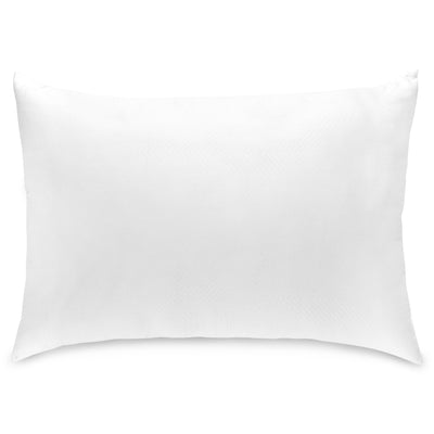 Embossed Hotel Collection Bed Pillow, Queen Size. Designed for Back, Stomach or Side Sleepers, 20x36, White