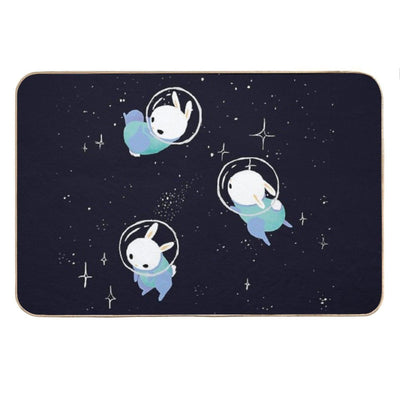 Space Bunnies Bath Mat