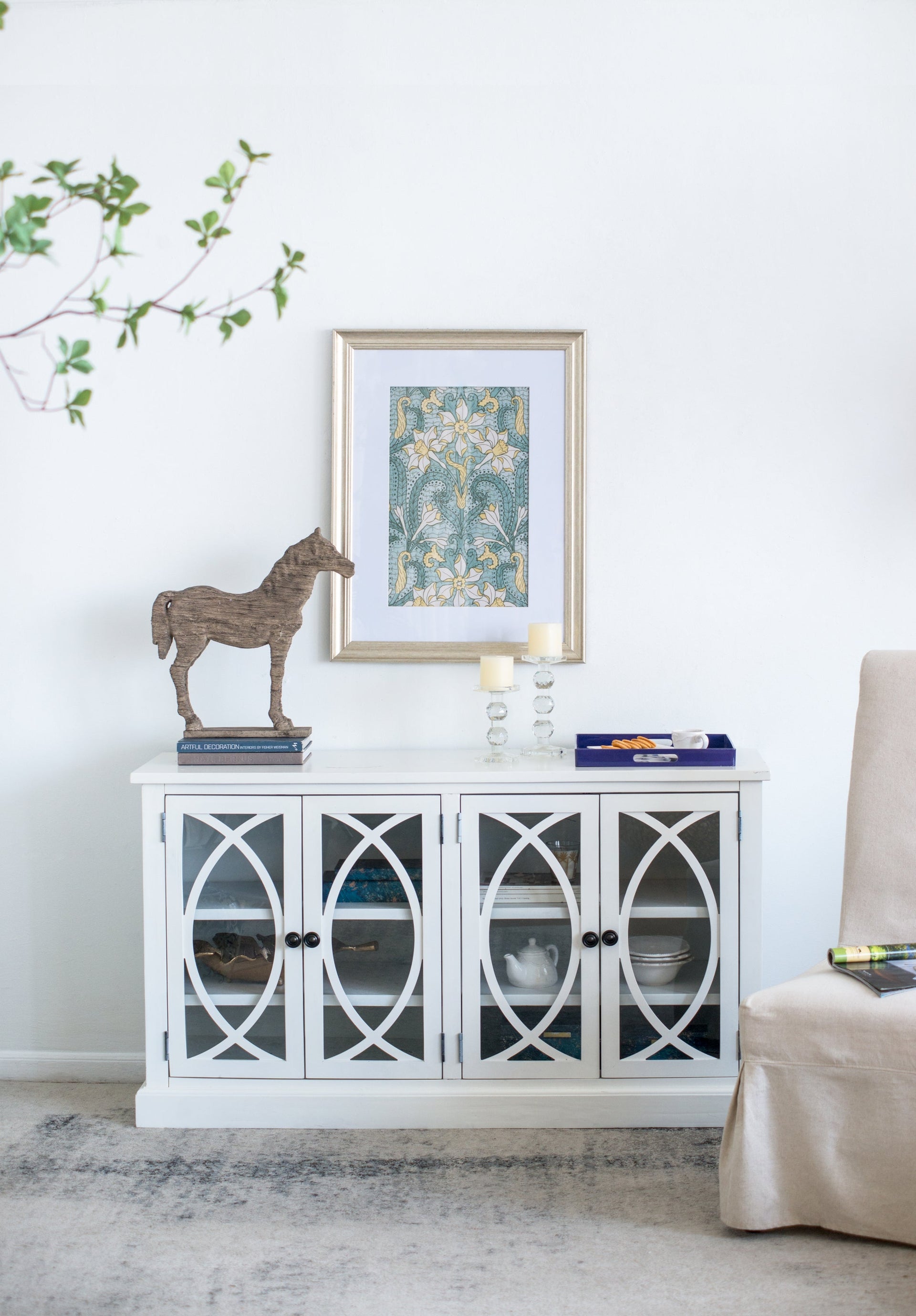 14x3x14.5' Defiance Spirited Polyresin Horse Accent, Medium