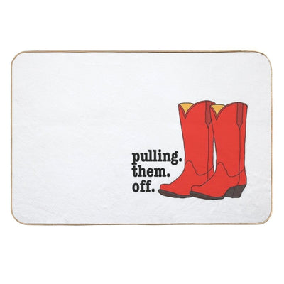 Ted’s Cowboy Boots from How I Met Your Mother Repositionable Bath Mat