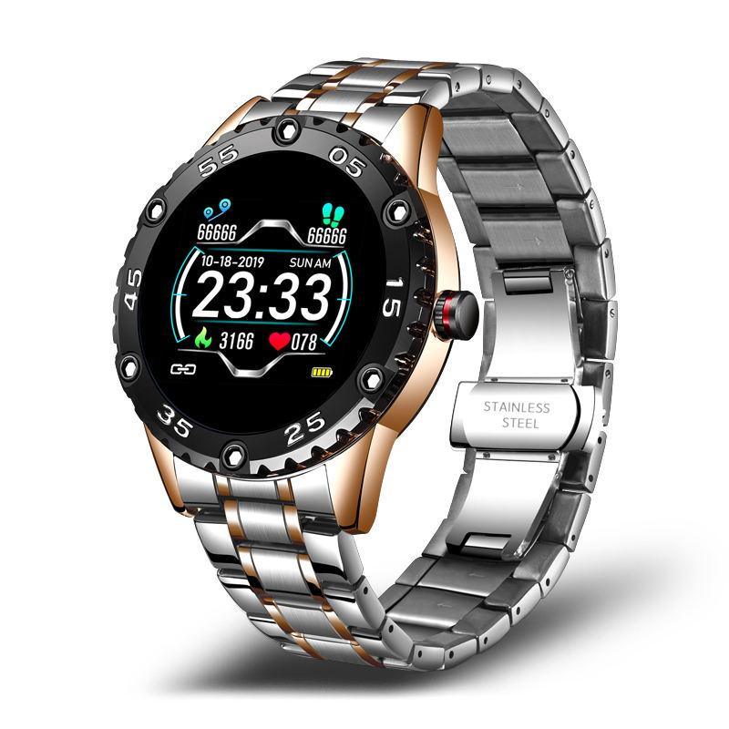New Smart Watch For Men With IP67 Waterproof Protecion and Heart Rate Fitness Tracker Pedometer For Android and IOS sistems Steel Band Sports Men Smart Watch