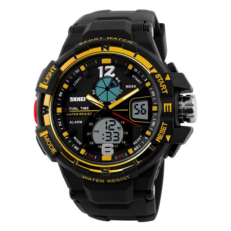 Fashion Digital Army Military Watch Mens Sports Wristwatch Shock Resist Clock Quartz Watch Waterproof 50M