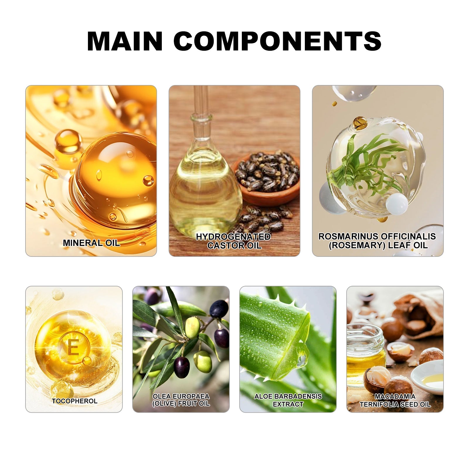 Hair Essential Oil Treatment Black Capsule, Repair Dry Hair Frizz, Strong, Strong, Solid And Smooth Hair Care