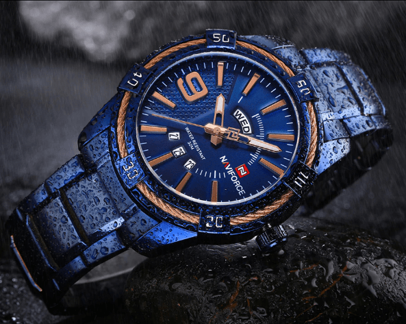 Men's Luxury Stainless steal Waterproof Watch With Day And Date Display Unique Design Perfect Gift In Modern Metal Men Wrist Watch Design
