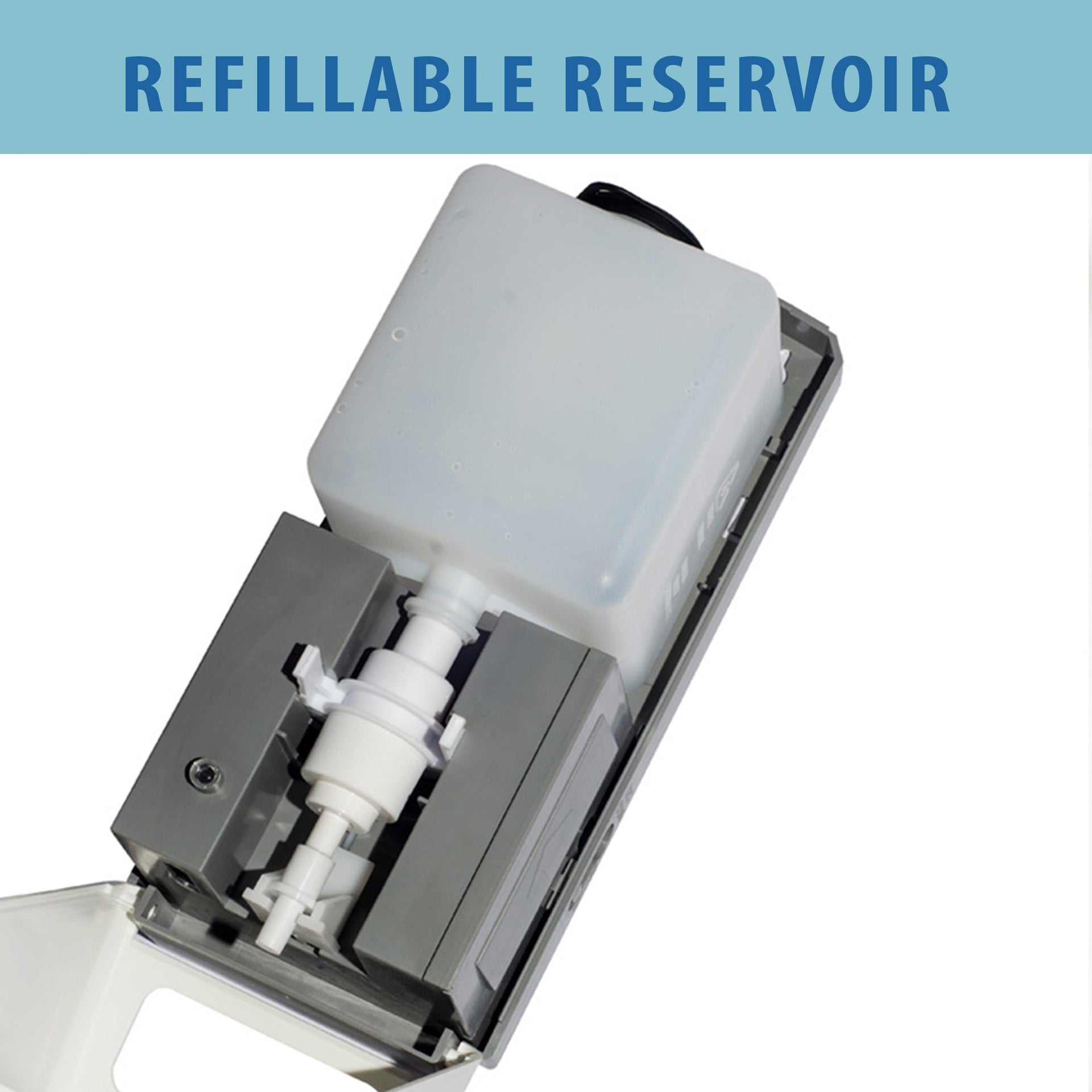 Sensor Sanitizer Dispenser with Floor Stand and Sign Board