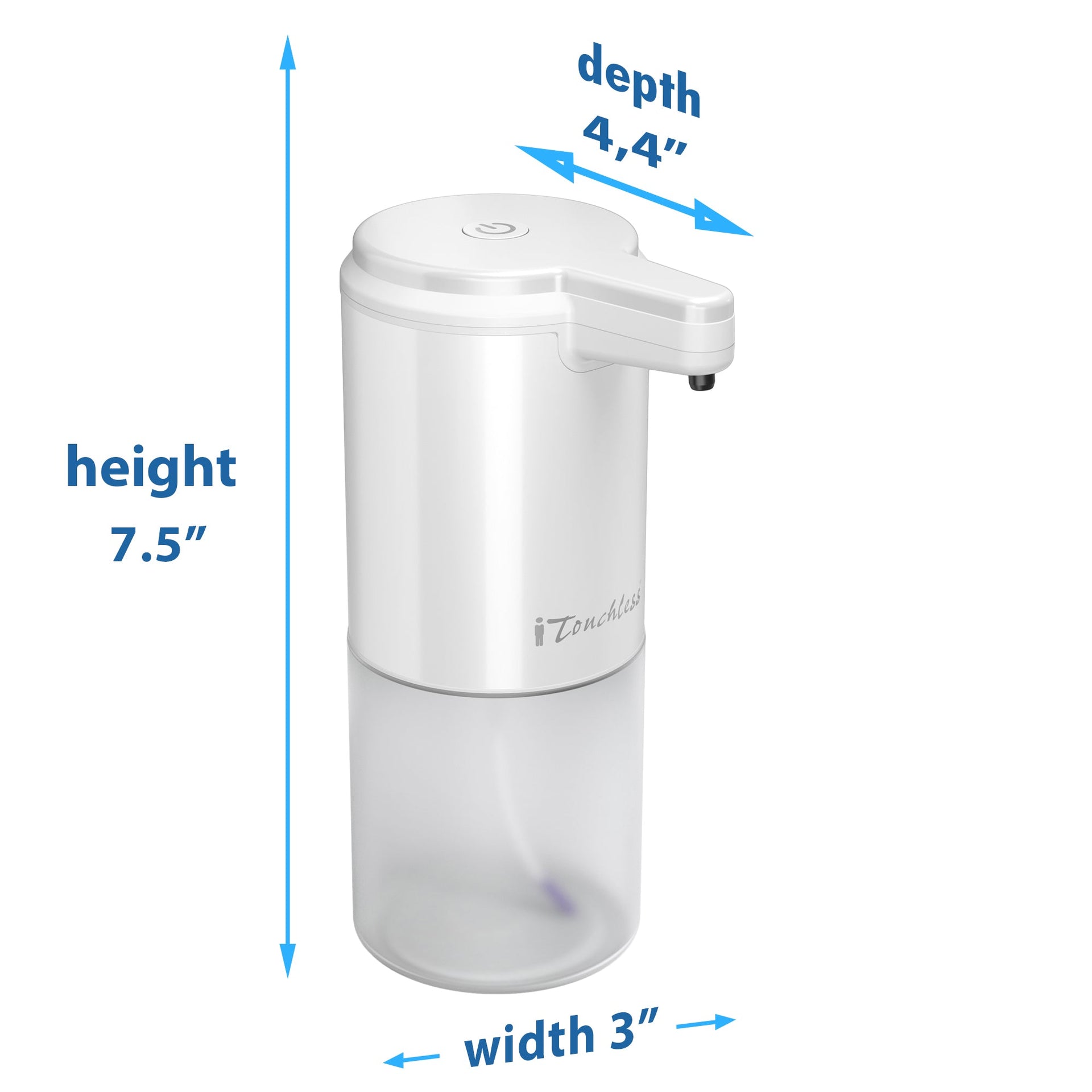 Ultraclean White Sensor Foam Soap Dispenser