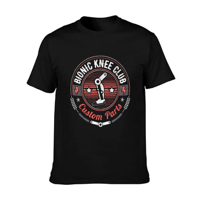 Bionic Knee Club Custom Parts Funny Knee Replacement T-Shirt