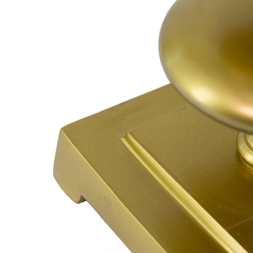 16x16x29.8' Gold and Black Table Lamp with Contemporary Disc Design
