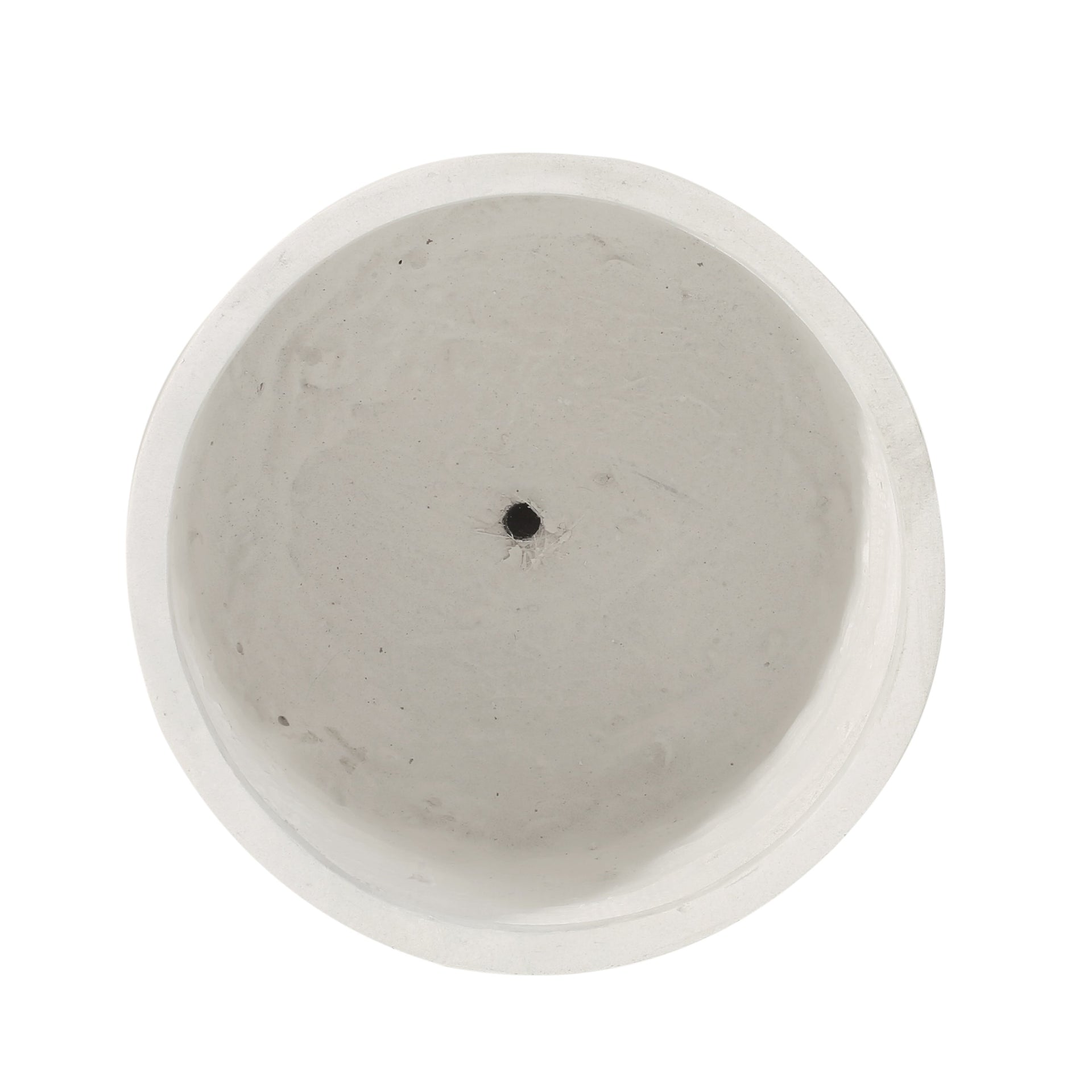 14.75-inch Cube Antique White MGO Planter