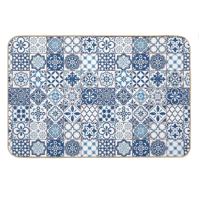 Portuguese Azulejos Bath Mat