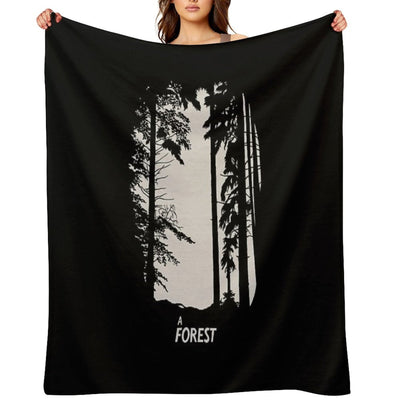 The Cure A Forest Velvety-soft Throw Blanket