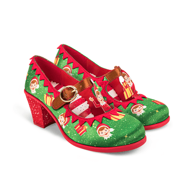 Chocolaticas® Mid Heels Elf Women's Mary Jane Pump: 38 HCD/ 8 US/ 9.84