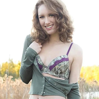 Women's Camo Padded Bra - Shape Shift Hunting Lingerie - Wilderness Dreams