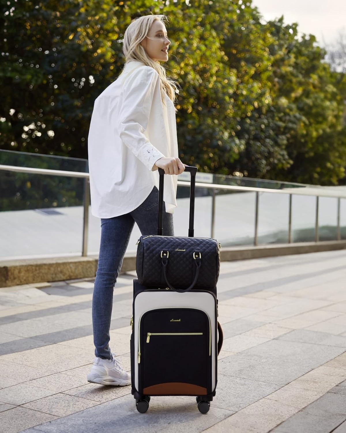 The Zymora™ Prime Suitcase by Camel Mountain – 45L, Fits Up To 16