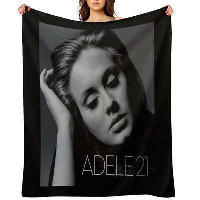 ALBUMS ADELESINGERS 03 POSTER Machine-washable Throw Blanket