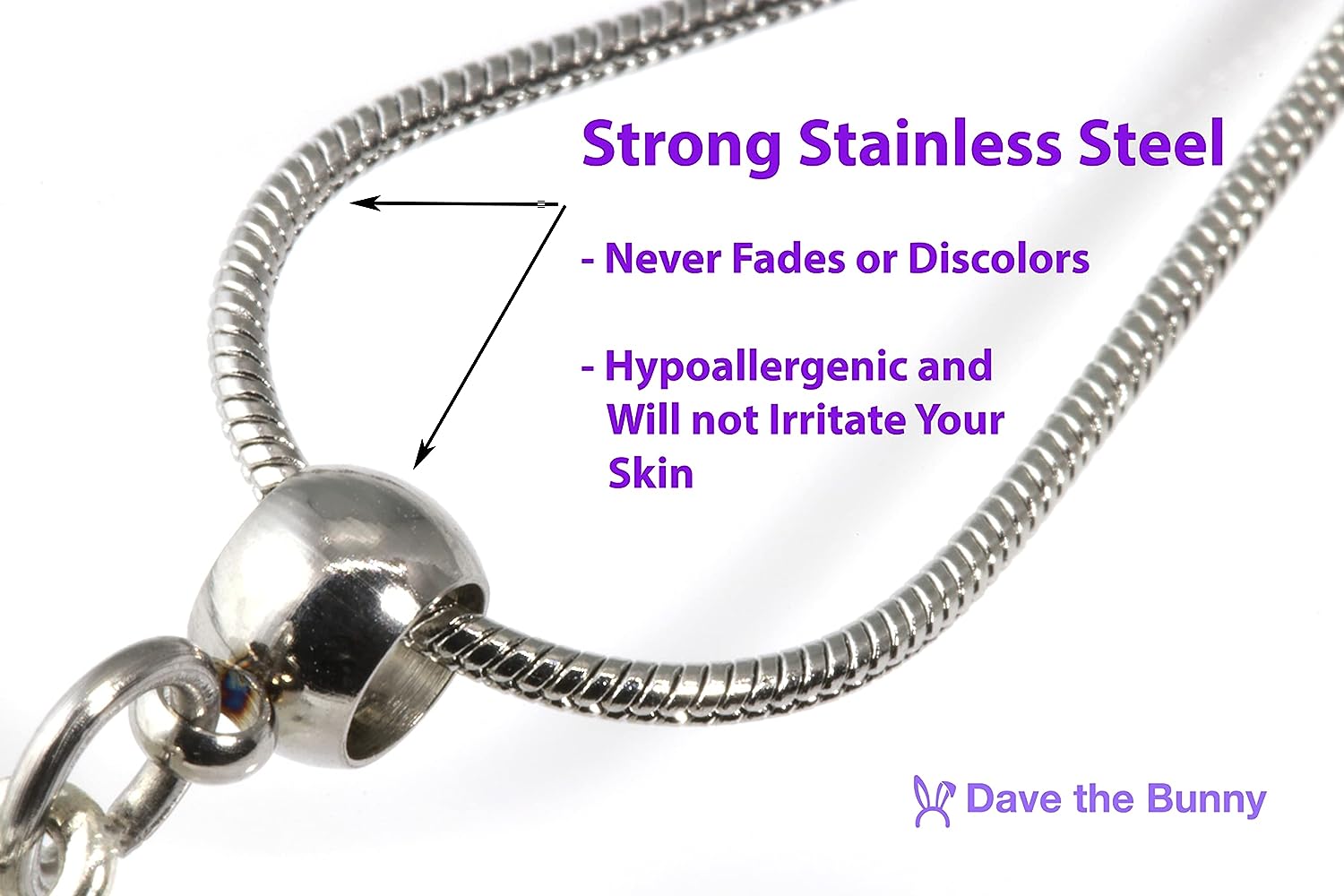 Ghost Necklace - Gothic Jewelry for Men and Women - Best Friend Gift - Spiritual Pendant - Trendy 100% Stainless Steel Chain Accessory - A Nice Ghost Pendant or Ghost Jewelry with Cute Ghost Charms