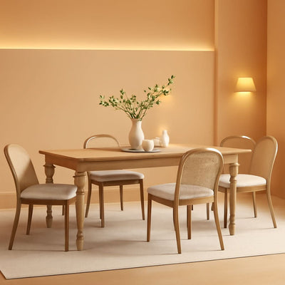 Mid Century Dining Chairs White Sherpa Upholstered