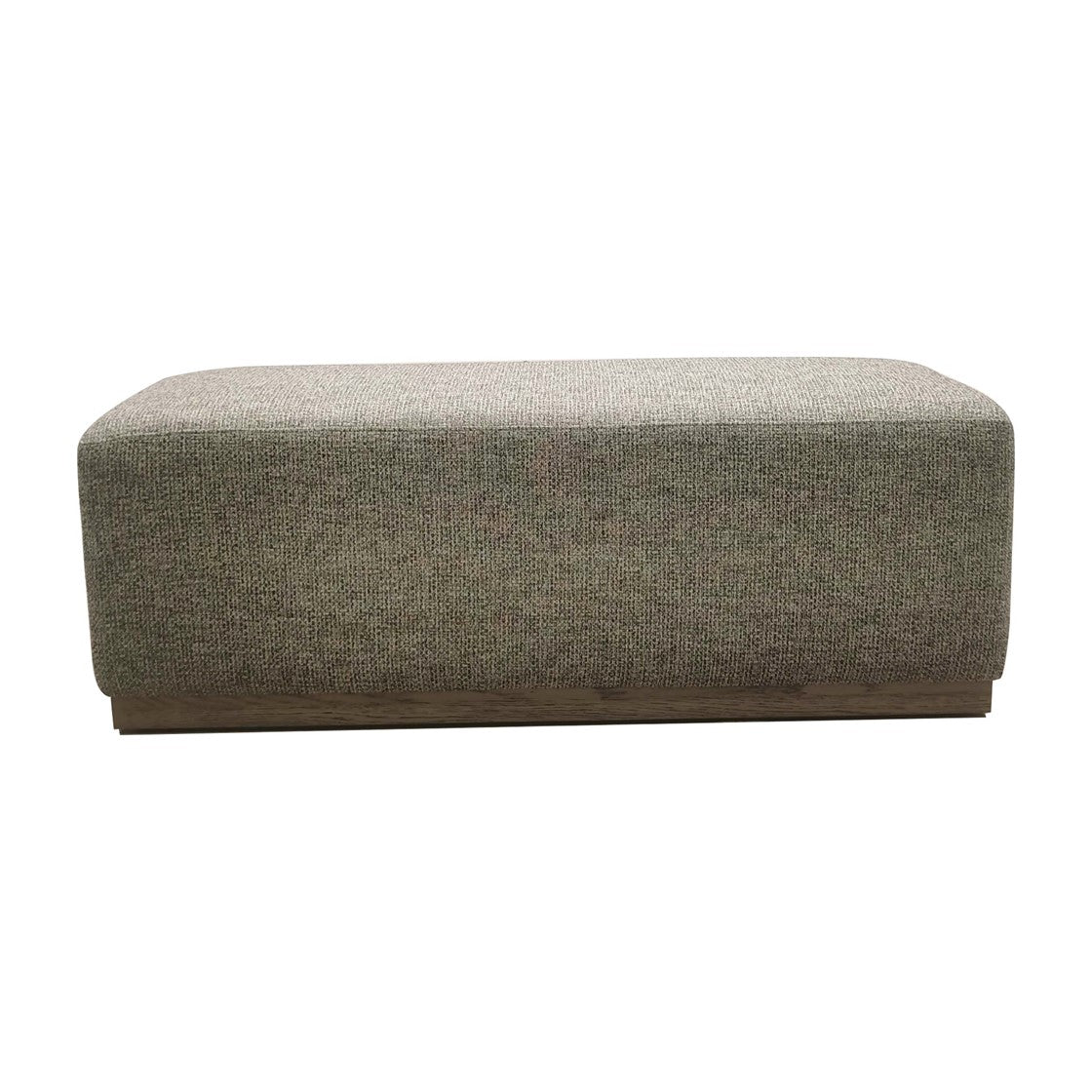 Peggy Bench/Cocktail Ottoman With Table - Tweed/Multi