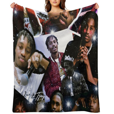 Lil Tjay, Hip-Hop, True 2 Myself, GOAT Velvety-soft Throw Blanket