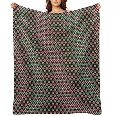 Earth Tones Wild Tiered Diamonds Throw Blanket