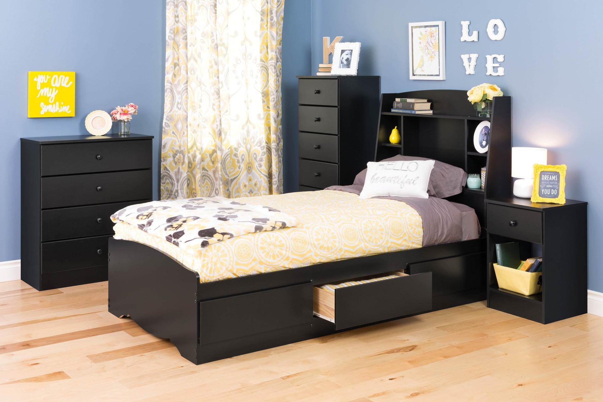 Astrid Tall Black Dresser: 16