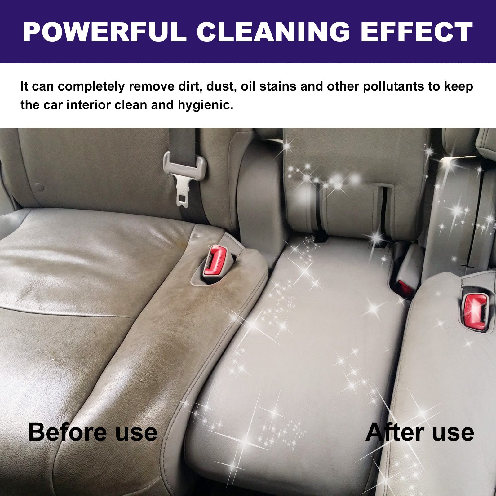 Car Interior Cleaner, Car Interior Seat Cleaning And Maintenance Brightening Decontamination Refurbishing Agent