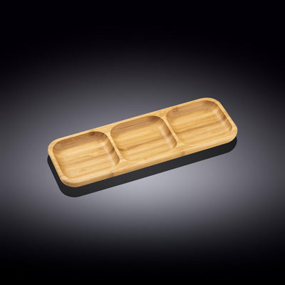 Bamboo Divided Dish 13