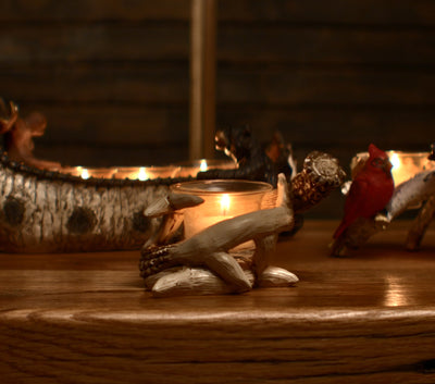 Candle Holder-Deer Antler