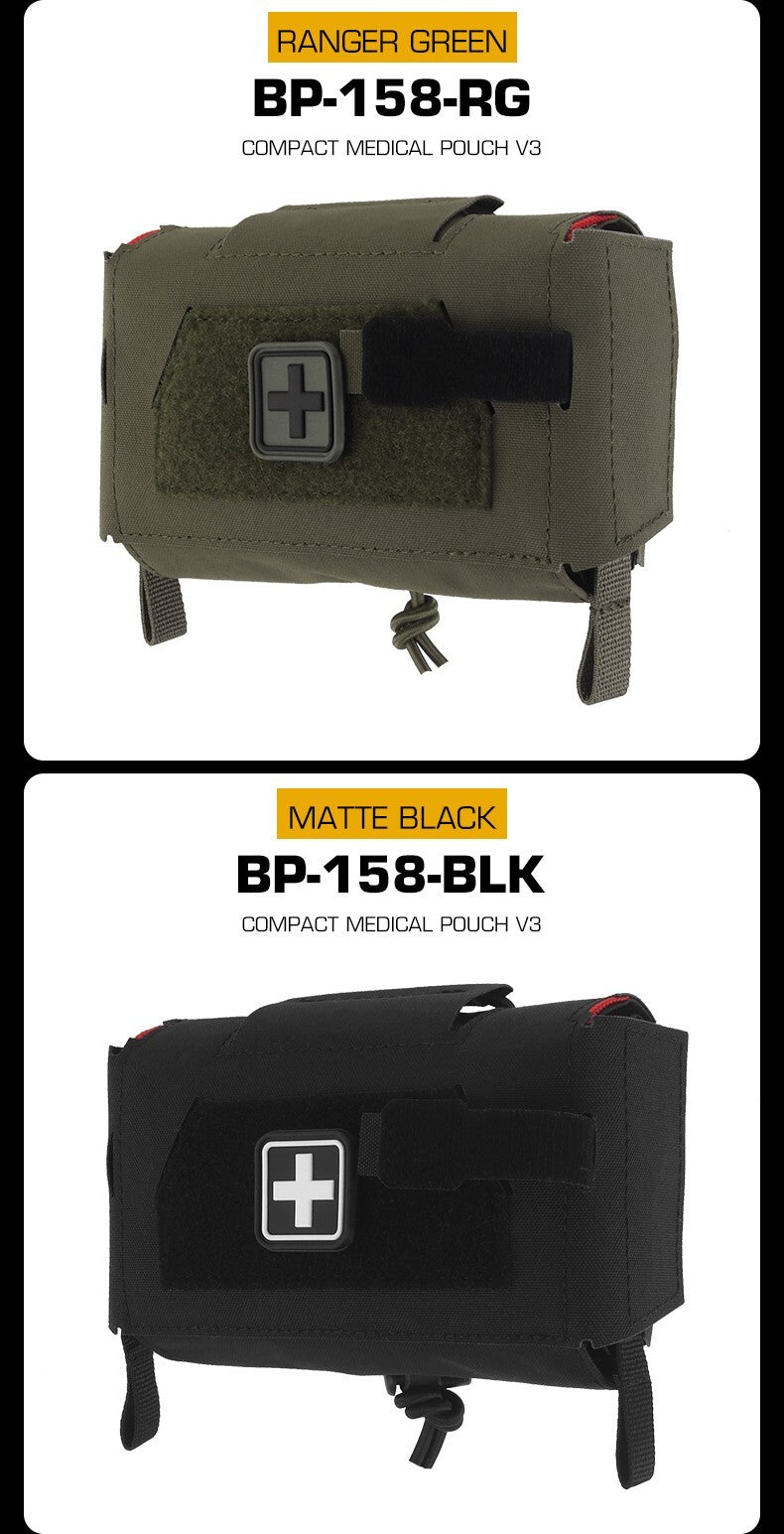 Compact Trauma Bag V3 GEN3 Style Agilit MD2 IFAK Tactical Medical First Aid Bag for Hunting Vest Plate Carrier Belt